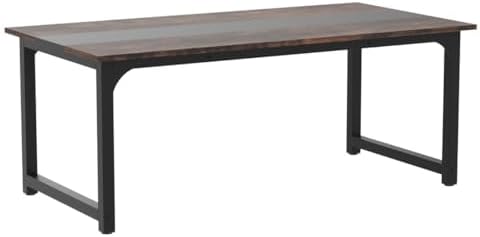 Tribesigns 71"x31.5" Dining Table, Industrial Kitchen Table for 6-8...
