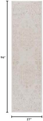 SAFAVIEH Reflection Collection Runner Rug - 2'3" x 8', Ivory &am...