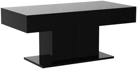 HedoAjim Led Coffee Table for Living Room, Living Room Table Rectangular Cent...