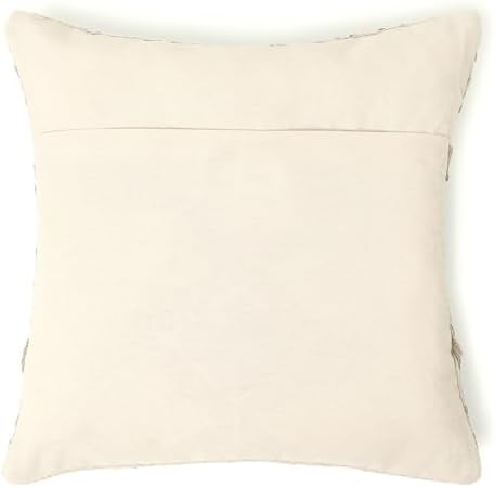 · REDEARTH · Textured Handwoven Throw Pillow Cases Geometric Craft Taupe