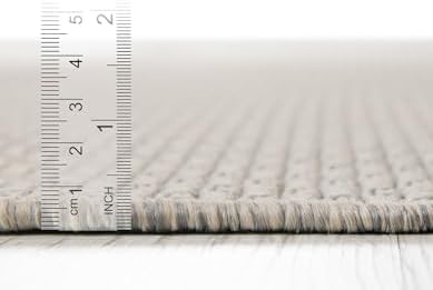 Rugs.com - Outdoor Solid Rug – 3' 1 x 5' 3 Light Gray Indoor/Outdoor ...