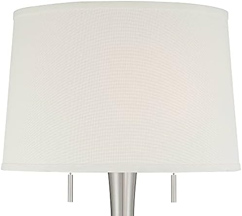 360 Lighting Karl 63 3/4" Tall Luxe Modern Brushed Nickel Floor Lamp