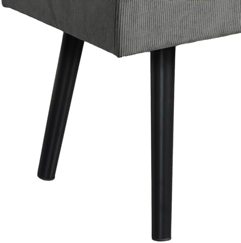 Comfy to go Entryway Bench - Grey Bench for Bedroom, Modern Ottoman End of Be...