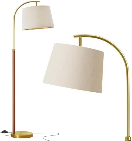 Real Wood Floor Lamps for Living Room Bedroom 62.5" Mid Century Modern Lamp