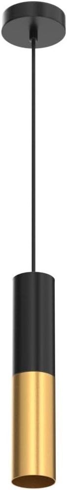 Modern Mini Pendant Light Set of 3, Metal Gold Black Pendant Ceiling Lamps Fi...