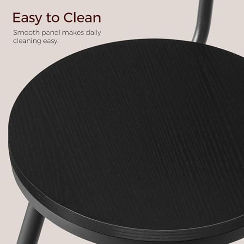 MAHANCRIS Bar Stools, Set of 2 Bar Chairs with Backrest and Footrest, 26"...