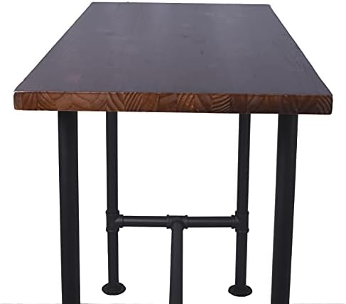 DIY Industrial Design Pipe Dining Table Casual Pub BAR Laptop Table Modern St...