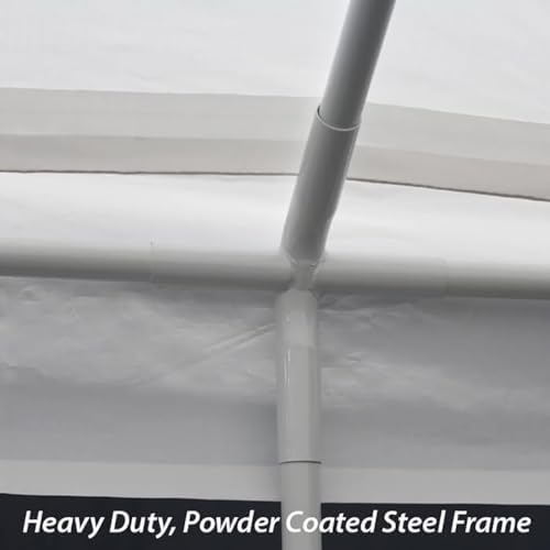 King Canopy Hercules with Enclosure Kit 10-Feet by 20-Feet, 2-Inch Steel Fram...