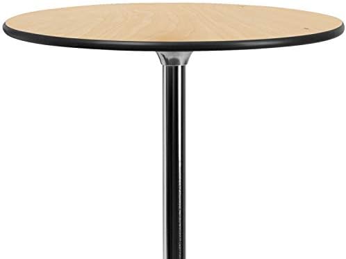 Flash Furniture Lars 30" Round Cocktail Table with 30" and 42"...