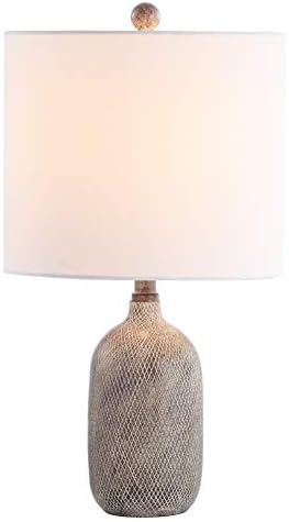 SAFAVIEH Lighting Collection Alvaro Wash Grey 19-inch Bedroom Living Room Hom...