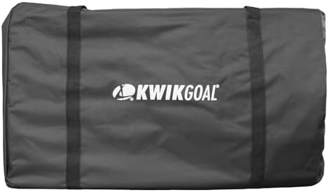 Kwik Goal 6-Seat Kwik Bench, Black, Steel Frame with Woven Fabric Seats, 16&q...