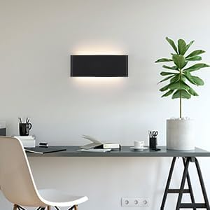 Mille Luckiole 11 Inch Hallway LED Wall Light,5-in-1 CCT 3000K/3500K4000K/500...