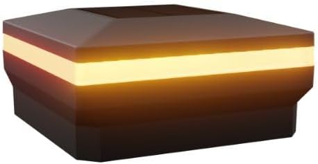 4.5" x 4.5" Composite Solar Deck Post Cap Light for a Trex Transcen...