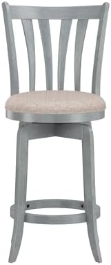 Hillsdale Furniture Hillsdale Savana Swivel Counter Stool, Blue