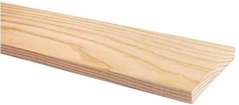 VENTRAL Lumber 1 in. x 6 in. (3/4" x 5-1/2") Construction Premium D...
