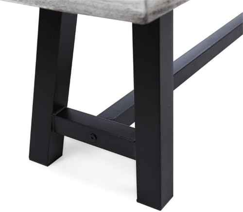 GDFStudio Cassie Outdoor Modern Industrial 3 Piece Acacia Wood Picnic Dining ...