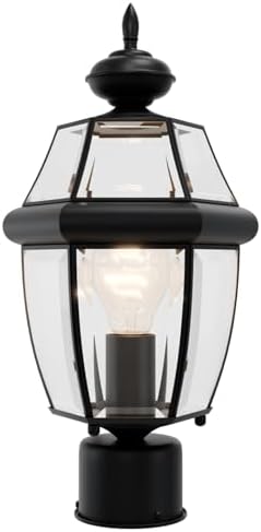 Kalium Outdoor Post Lights, 15" Lamp Post Light Fixture Waterproof Alumi...