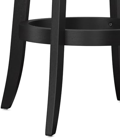 Hillsdale Presque Isle Swivel Stool, Counter Height, Black
