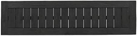 Christopher Knight Home Kemp Outdoor Acacia Wood Bench, Gray Finish, Sandblas...