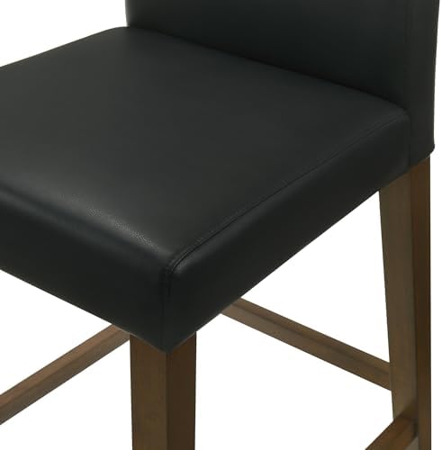 CHITA Counter Height Bar Stools Set of 2, 27" H Seat Height Upholstered ...