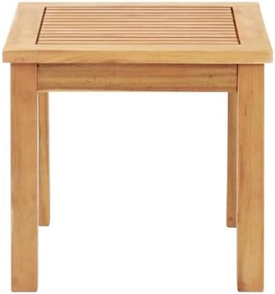 Barre 3PC Acacia Wood Outdoor Bistro Set Two Folding Chairs and 14 in. Table ...