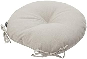 Bistro Chair Cushions 15 inch,Set of 2,Tufted Round Chair Cushions with Ties,...