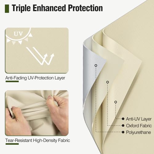 MR. COVER Patio Chair Covers Waterproof, Outdoor Furniture Covers for Rocking...
