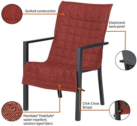 Classic Accessories Montlake Water-Resistant 45 Inch Patio Chair Slipcover, H...