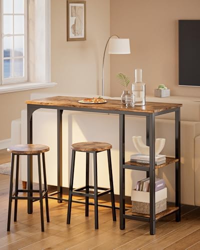 Qsun 3-Piece Bar Table Set for 2