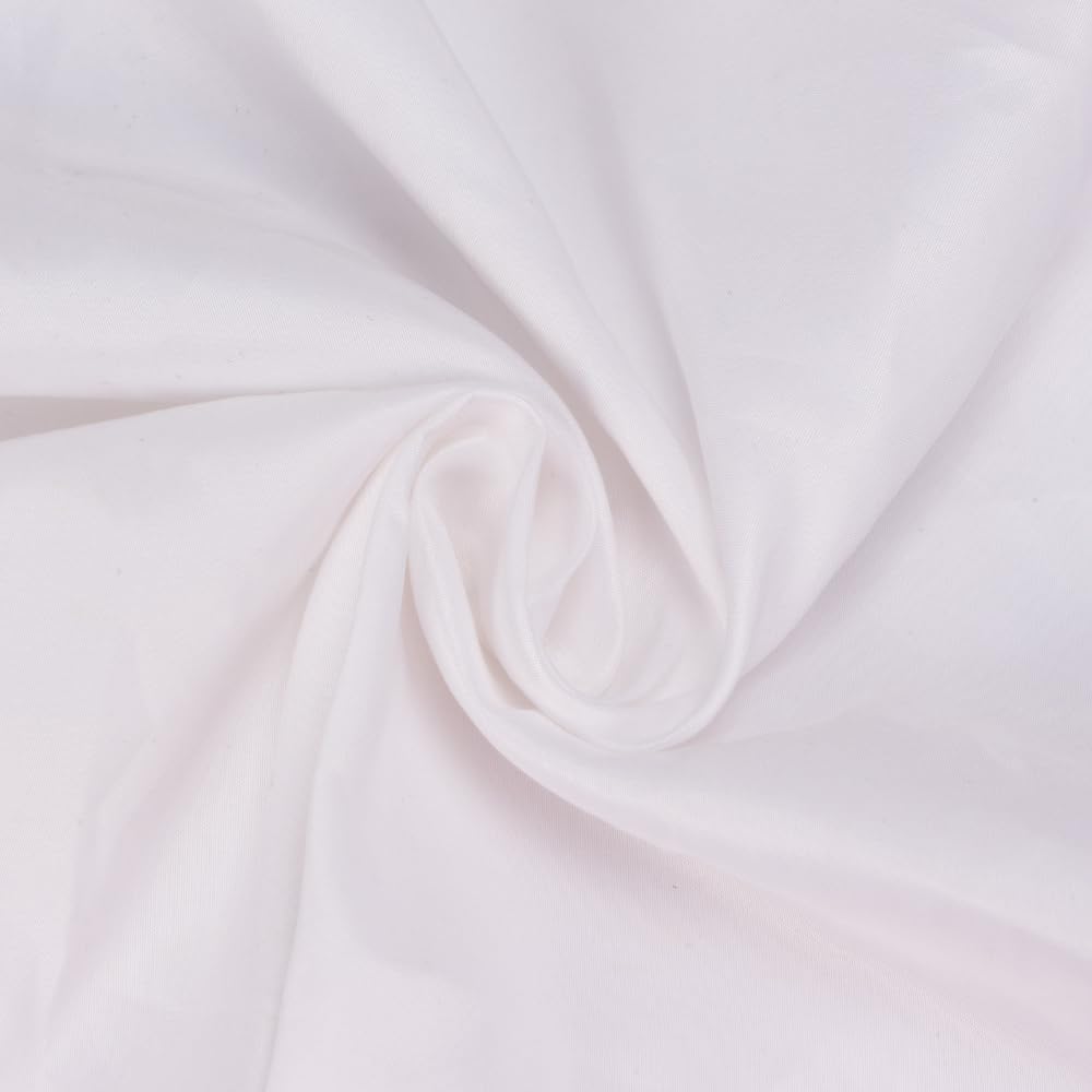 Cuckan 120 Inch Round Tablecloth, 10 Pack White Stain Resistant and Wrinkle-F...