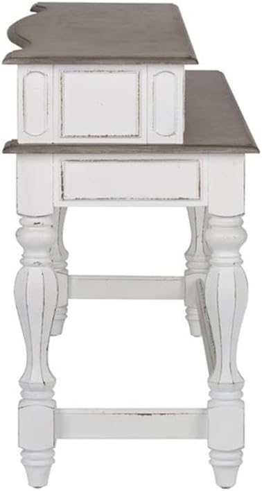 Liberty Furniture Industries Magnolia Manor Console Bar Table, W76 x D22 x H3...