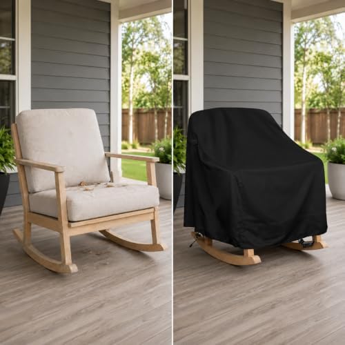 Patio Chair Covers 4 Pack Outdoor Rocking Chair 27" x 32" x43"