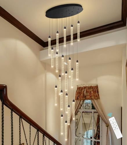 20-Lights Chandelier LED Dimmable Chandeliers for Entryway Flush Mount Ceilin...