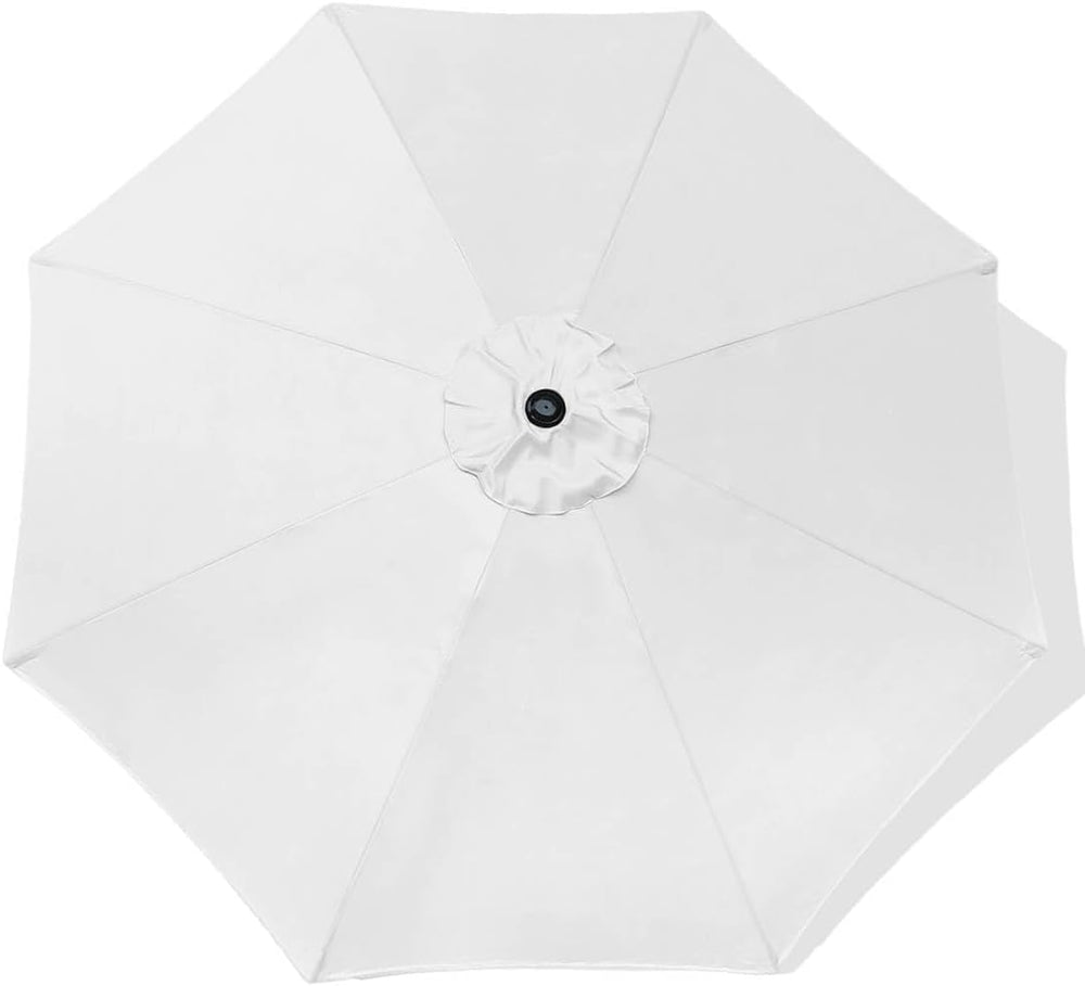 ontheway 11FT Patio Umbrella Enhanced Replacement Canopy Market Table 8 Ribs ...