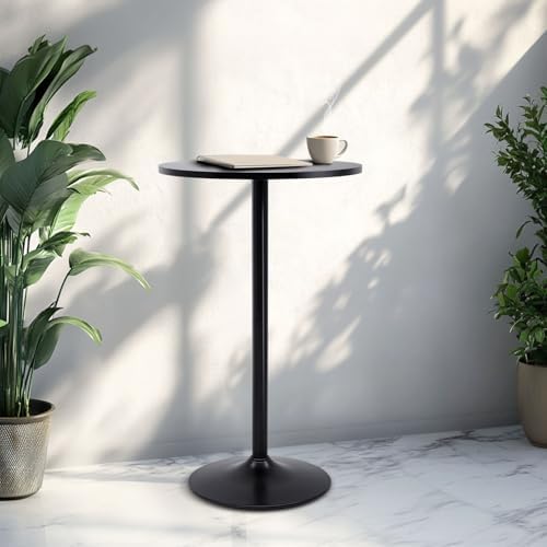 FDW | Bar Table | 40 Inch | Black | Fixed Height Round Table