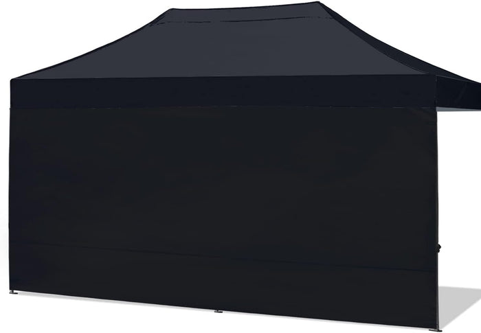 ABCCANOPY Instant Canopy SunWall 10x20 FT No Frame or Top, Black