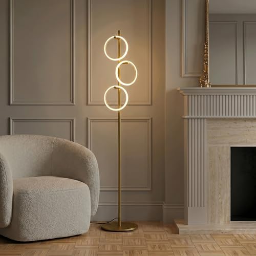 Brightech Saturn Floor Lamp, Great Living Room Decor, Tall Contemporary Stand...