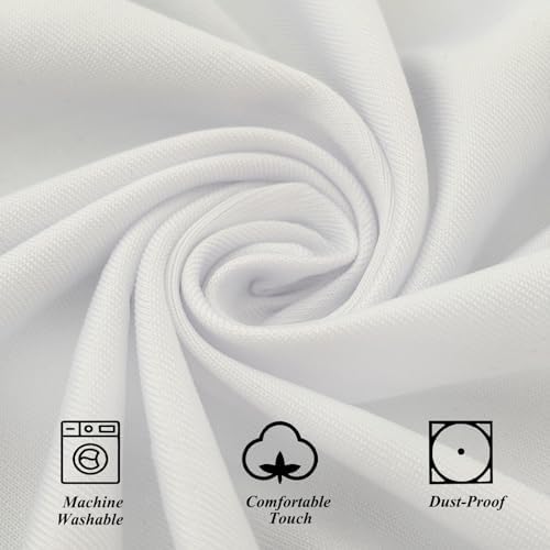 4Pack White Cocktail Table Covers 32x43 Inch Cocktail Table Tablecloth