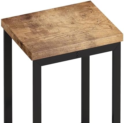 Bar Table and Chairs Set, 60.24” Long Pub Table with 3 Stools, High Top Table...
