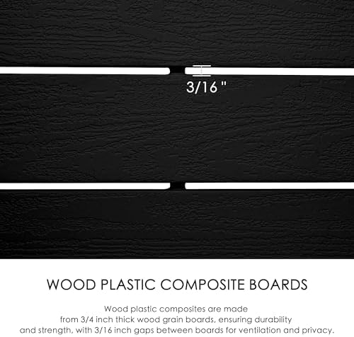 Kozyard 50" W x 48" H Privacy Screens Fence Panel Specifically for ...