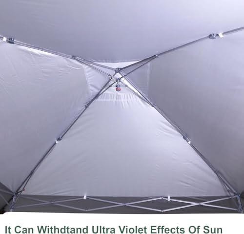 Blue 13x13 FT Replacement Canopy Cover with Air Vent Silver Coated