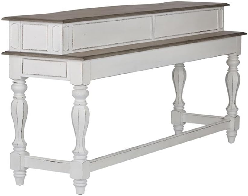 Liberty Furniture Industries Magnolia Manor Console Bar Table, W76 x D22 x H3...