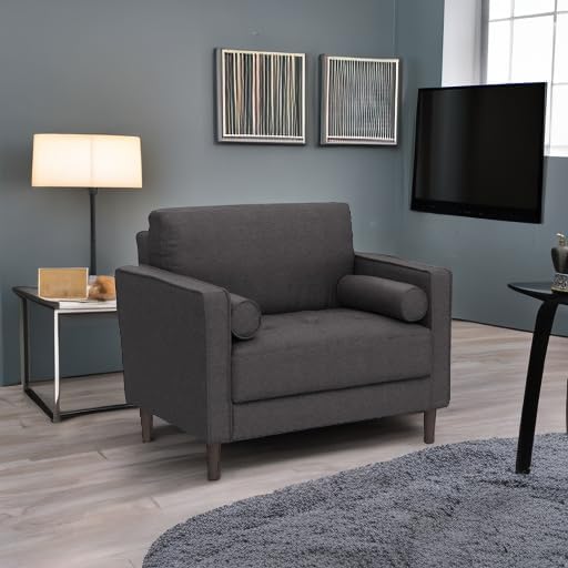 Studio Living® Lexington 39.4" Arm Chair, Mid-Century Modern, Pocket Coi...