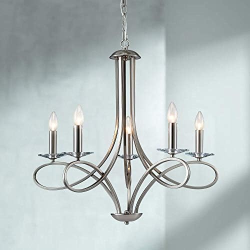 Saint Mossi 5-Lights Nickel Plated Modern Chandelier Light Fixture,Modern Pen...