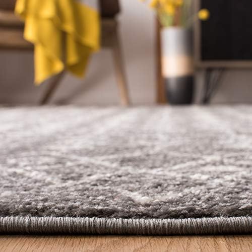 SAFAVIEH Tulum Collection Runner Rug - 2' x 9', Dark Grey & Ivory...