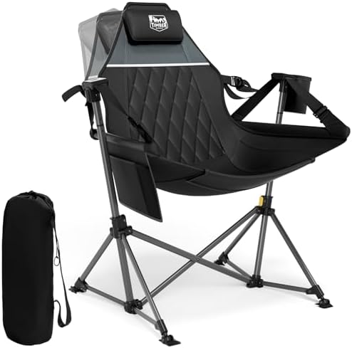 TIMBER RIDGE Hammock Camping Chair, Oversized Swinging Chair, 400lbs Load