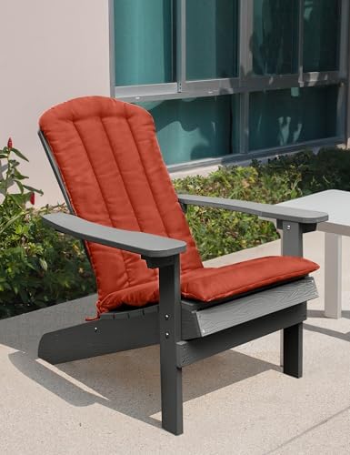 YEFU Adirondack Chair Cushion, 19.7x18.9 Cushions Set of 4, Burnt Orange