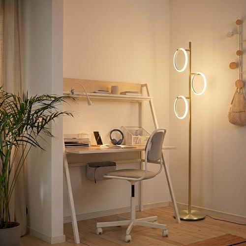 Brightech Saturn Floor Lamp, Great Living Room Decor, Tall Contemporary Stand...