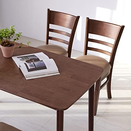 Livinia Aslan 47" Malaysian Oak Rectangular Wooden Dining Table/Solid Wo...