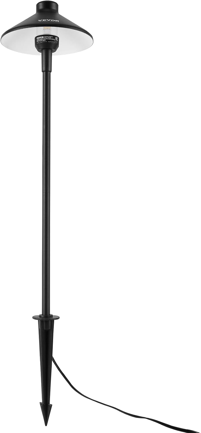 VEVOR 8 Pack Low Voltage Landscape Path Lights, 3W 210LM 12V-24VAC/DC Outdoor...